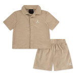 Color Beige / Brun du produit Ensemble Jordan Terry Cloth Camp Set Chemise/Short...