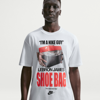 T-shirt Nike LeBron Shoe Bag white
