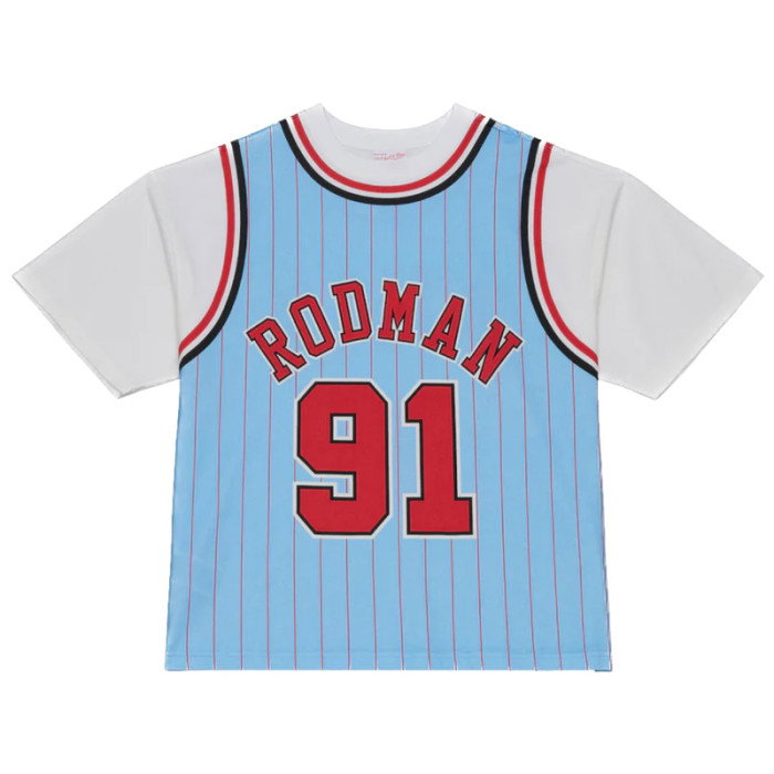 T-shirt NBA Dennis Rodman Chicago Bulls Best In Class Ss Jersey Tee Mitchell & Ness