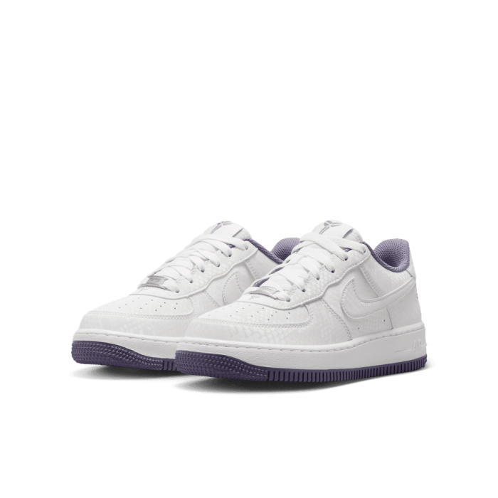Nike Kobe x Air Force 1 Low Enfants GS summit white