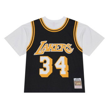 T-shirt NBA Shaquille O'neal Los Angeles Lakers Best In Class Ss Jersey Tee Mitchell & Ness