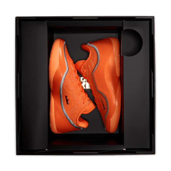 Nike Lebron 23 Shoe Bag safety orange/wolf grey-metallic gold