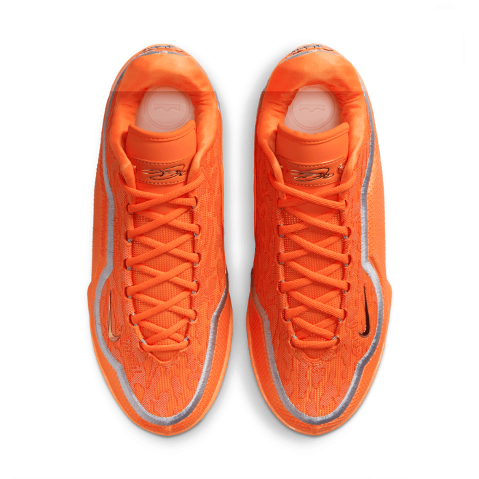 Nike Lebron 23 Shoe Bag safety orange/wolf grey-metallic gold