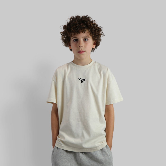 T-shirt b4b Enfant "Too Small" Beige