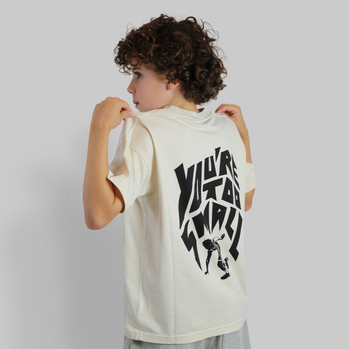T-shirt b4b Enfant "Too Small" Beige