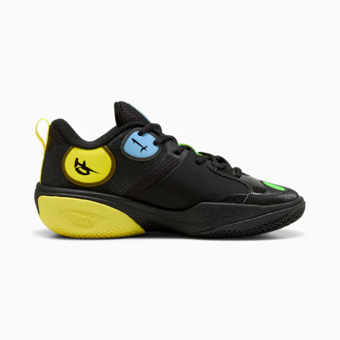 Puma MB World.01 Black-Lemon Crush Enfants GS