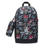 Color Noir du produit Sac à dos Jan Air Raid Backpack Black/gym Red