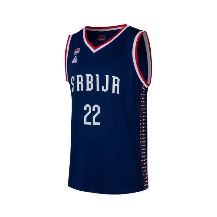 Maillot Vasilije Micić Team Serbia Peak Road Navy