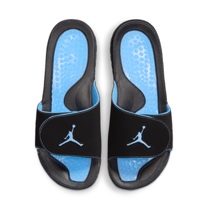 Claquettes Jordan Hydro 5 Retro black-university blue
