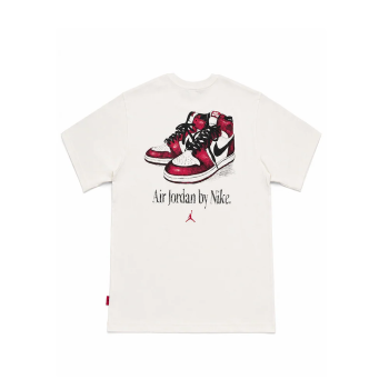 T-shirt Jordan Brooklyn AJ 1 Classic white