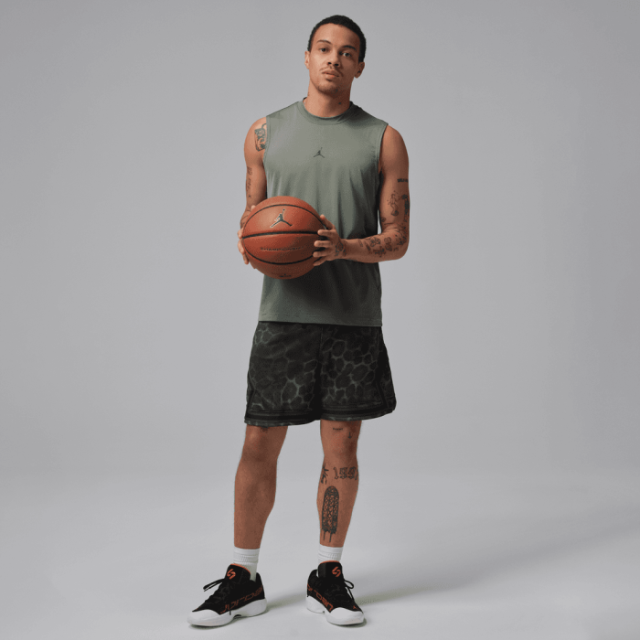 Short Jordan Sport Diamond Cheetah Vibes black