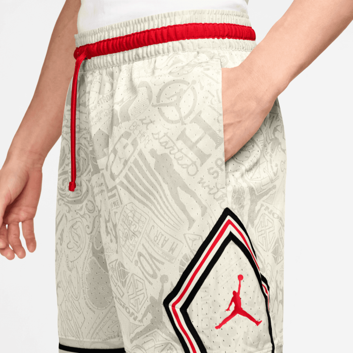 Short Jordan Sport Diamond white/phantom/university red