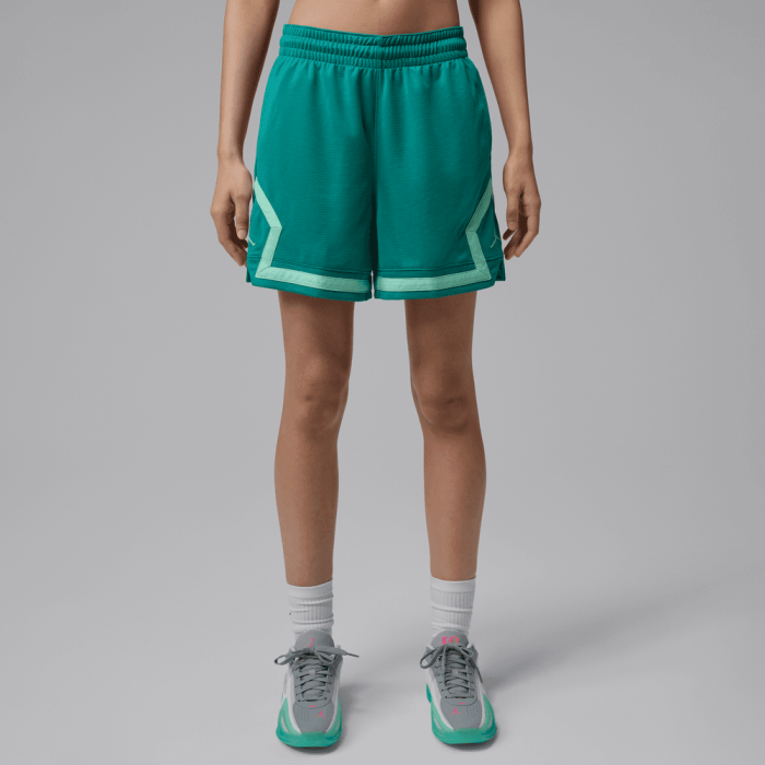 Short pour femme Jordan Sport Diamond neptune green