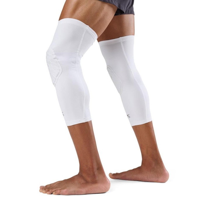 Genouillères McDavid x Kyrie Irving Hex Viz Knee Sleeve Pair White/grey