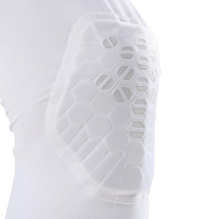 Genouillères McDavid X Kyrie Irving Enfant Hex Viz Knee Sleeve Pair White/grey