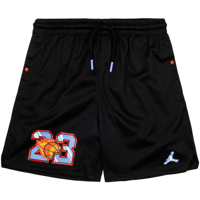 Short Jordan Enfant Customized Air Flame Black