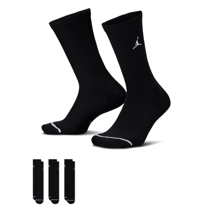 Pack de 3 paires de chaussettes Jordan Everyday black/white