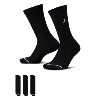 Pack de 3 paires de chaussettes Jordan Everyday black/white