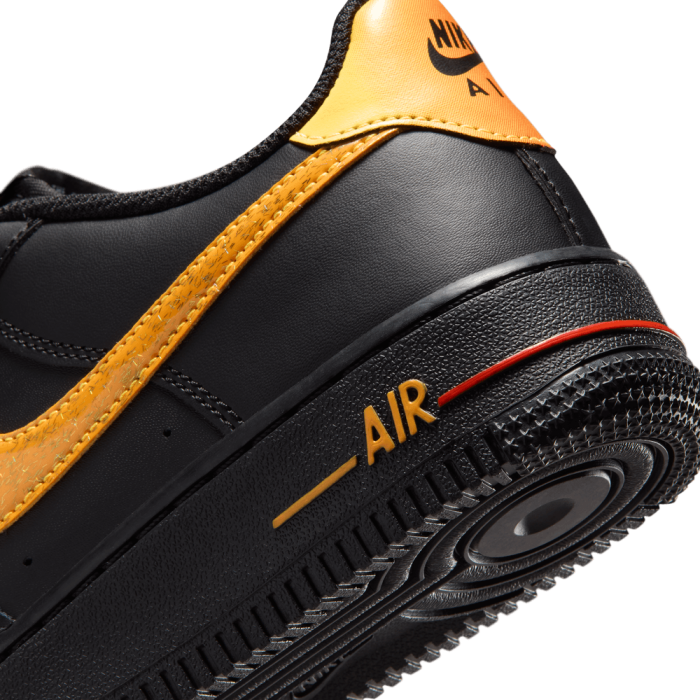 Nike Air Force 1 LV8 Black-Action Grape-Laser Orange Enfants GS