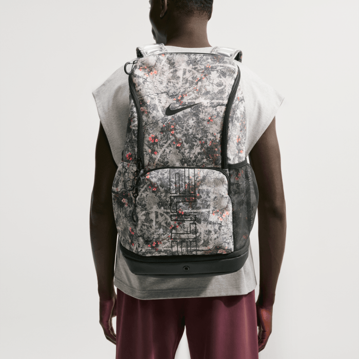 Sac Nike Elite Varsity Printed cream black
