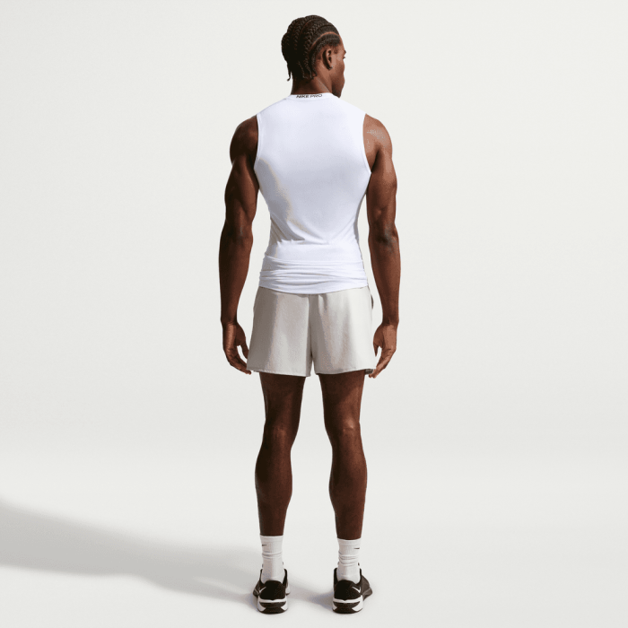 T-shirt Compression sans manches Nike Sport White