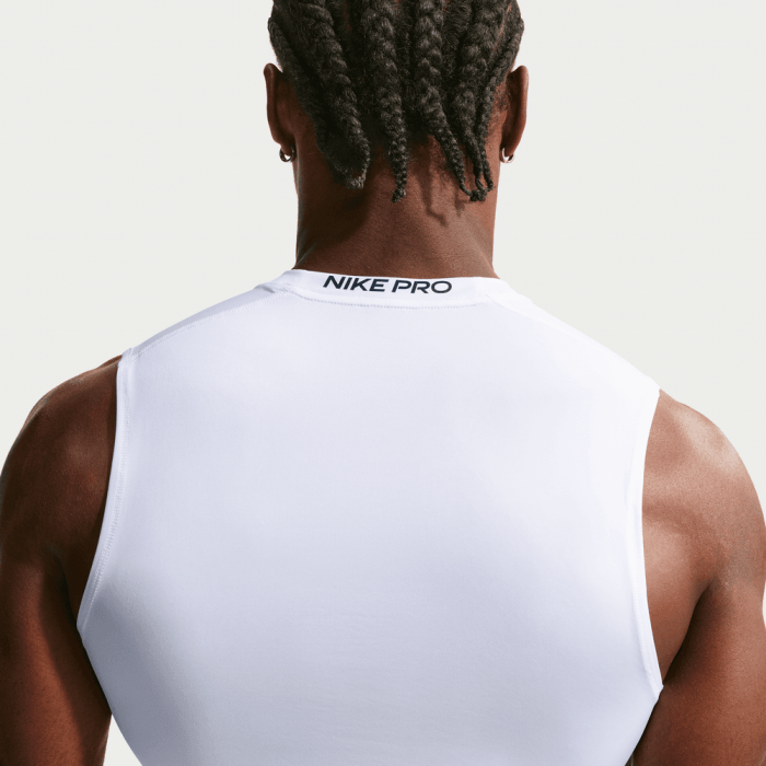 T-shirt Compression sans manches Nike Sport White