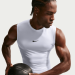 Color Blanc du produit T-shirt Nike Pro Compression sans manches blanc