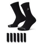 Color Noir du produit Pack de 6 chaussettes Jordan Everyday Elevated...
