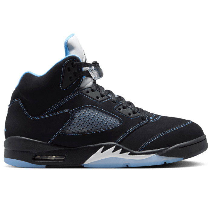 Air Jordan 5 "black Carolina" black/university blue-white