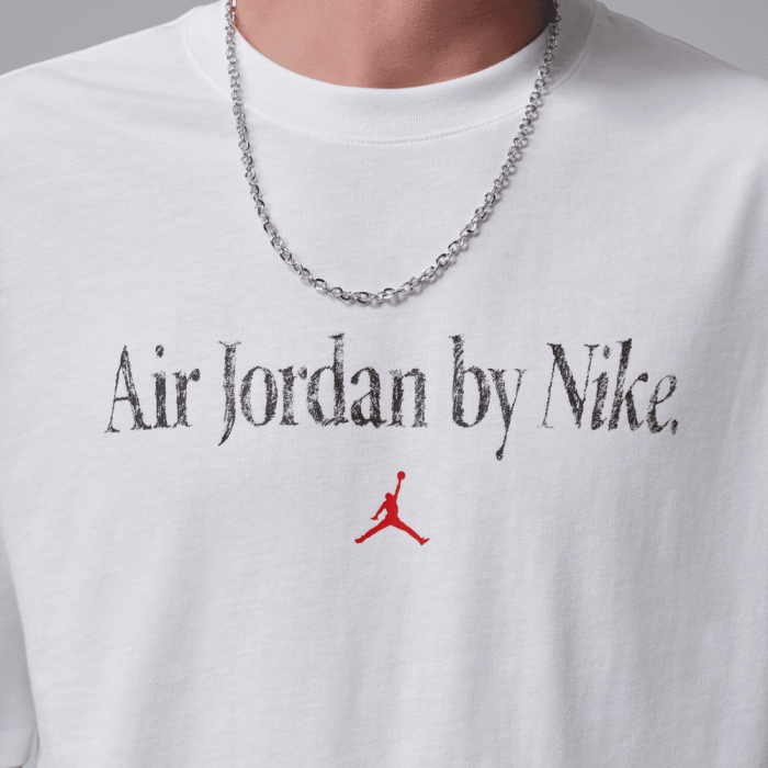 T-shirt Jordan Brooklyn AJ 1 Classic white