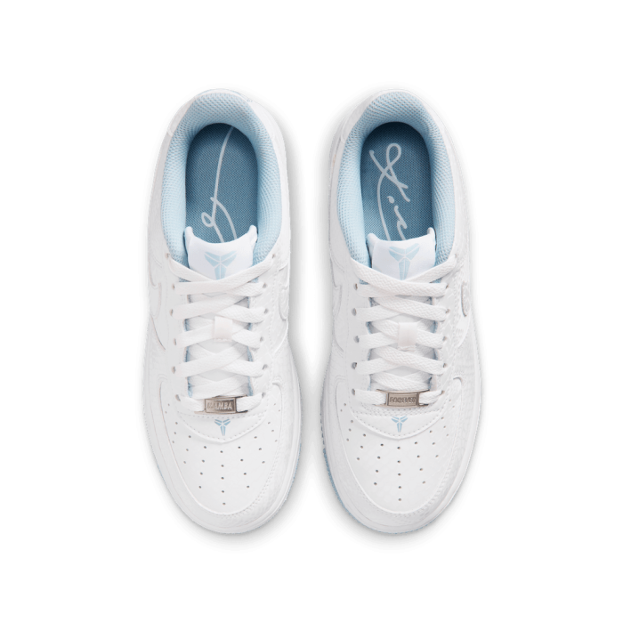Nike Air Force 1 Low Kobe Forever White Enfants GS