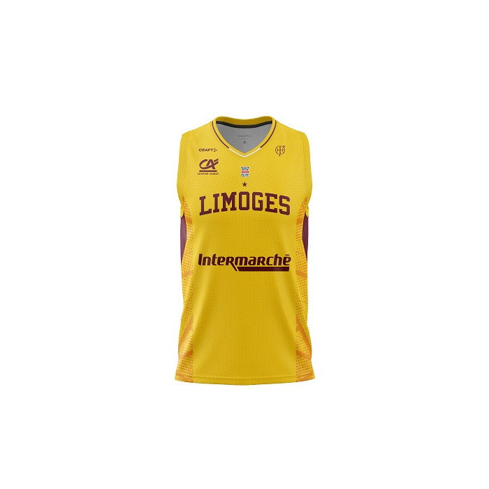Maillot CSP Limoges Extérieur Craft Replica 26/27