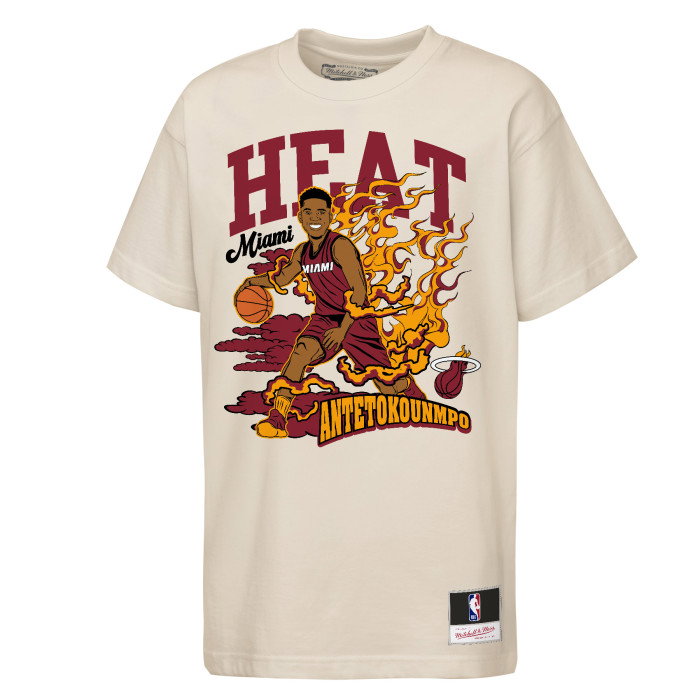 T-shirt NBA Enfants Giannis Antetokounmpo Miami Heat Fired Up SS Tee