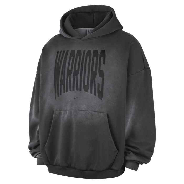 Sweat à capuche NBA Golden State Warriors TF SI Washed Nike x Worn With Obsession