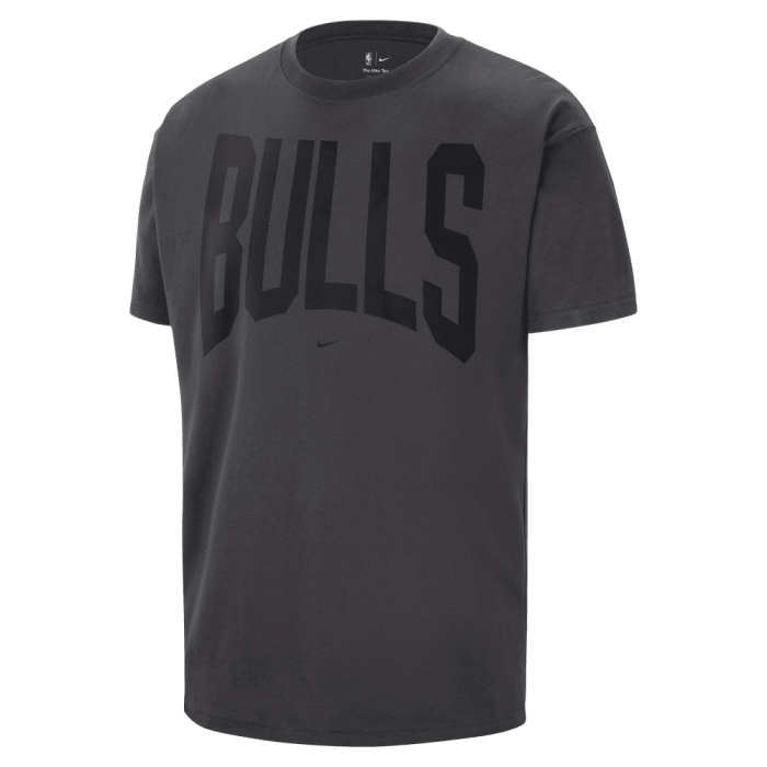 T-shirt Chicago Bulls dark charcoal NBA