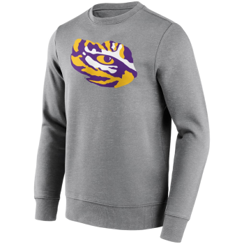Crew Sweat NCAA Primary Logo Graphic LSU Tigers