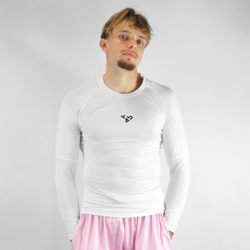 T-shirt Manches Longues Compression b4b PERF White