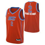 Color Orange du produit Maillot NBA Enfant Shai Gilgeous-Alexander Oklahoma...