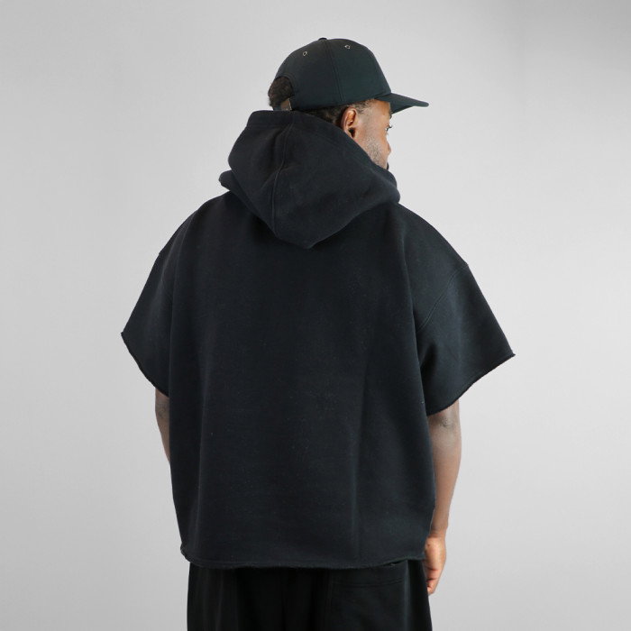 Hoodie Short Sleeve b4b CORE Black