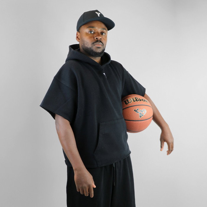 Hoodie Short Sleeve b4b CORE Black