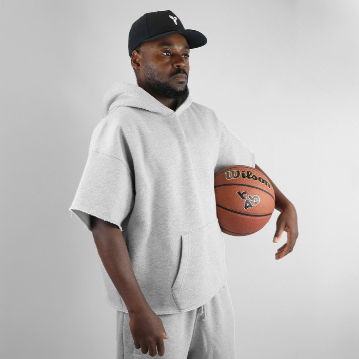 Hoodie Short Sleeve b4b CORE Grey