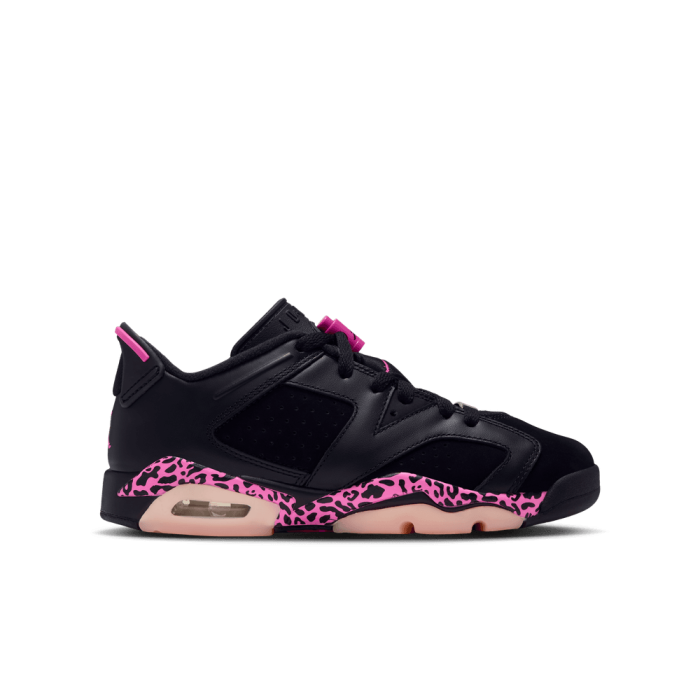 Air Jordan 6 Retro Low black/laser fuchsia GS