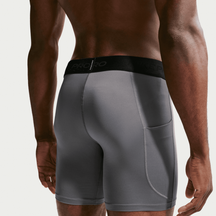 Short compression Nike Pro smoke grey/black