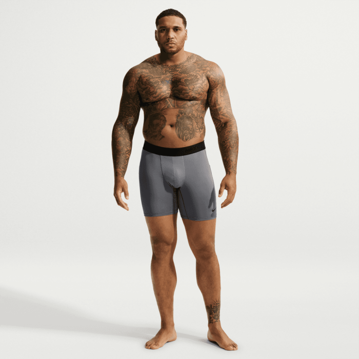 Short compression Nike Pro smoke grey/black