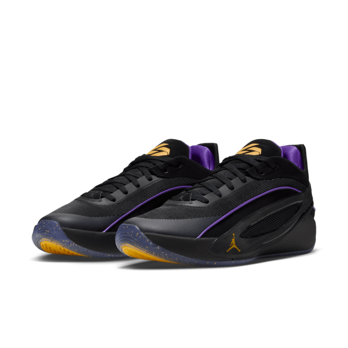 Jordan Luka 5 black/varsity maize-purple venom