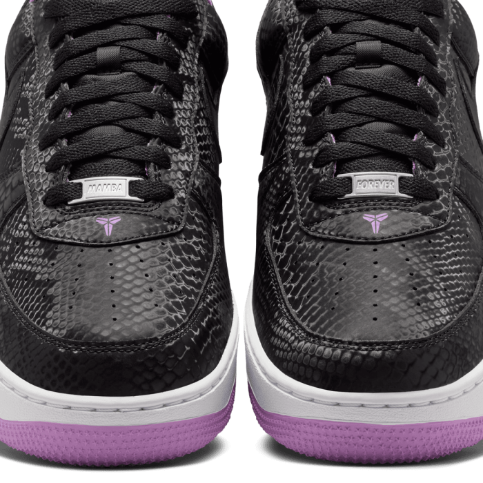 Nike Kobe Air Force 1 Low black/purple stardust-white