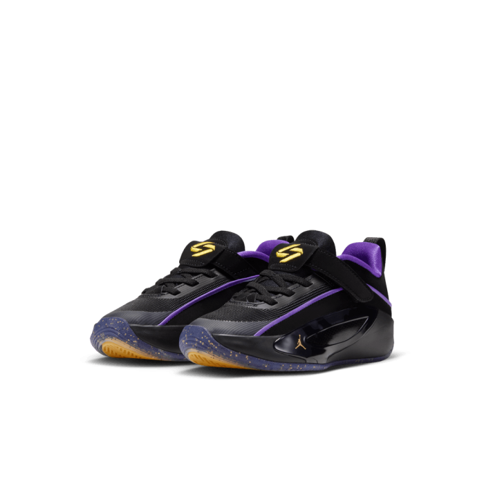 Jordan Luka 5 black/varsity maize-purple venom