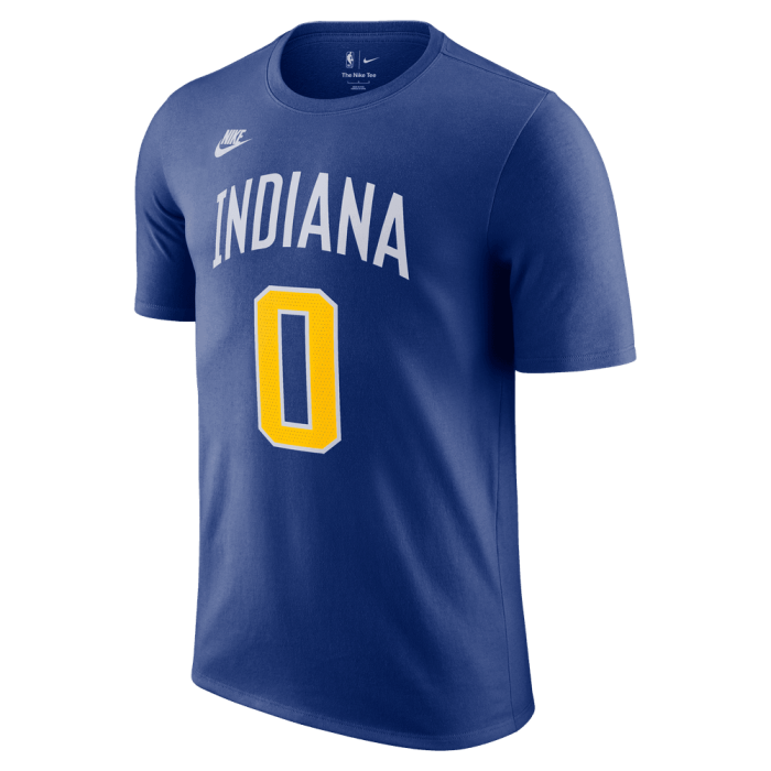 T-shirt Indiana Pacers Hardwood Classics rush blue/haliburton tyre NBA