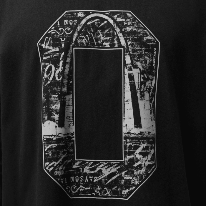 T-shirt Tatum Sport black/lt smoke grey/infrared 23