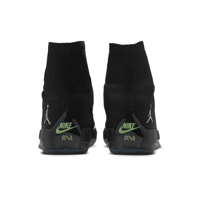 Air Jordan 40 "28" black/metallic silver-barely volt